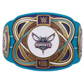 Charlotte Hornets NBA 2mm Championship Belt Gold Plated Real Leather