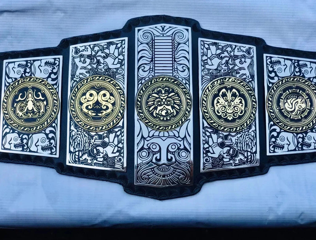 LUCHA Underground Gift of the God Heavyweight Championship Replica Title Belt 4mm Zinc
