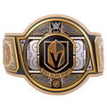 Vegas Golden Knights NHL 2mm Championship Belt Gold Plated Real Leather