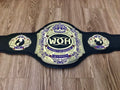 WOH Women Of Honor Heavyweight 4mm Championship Belt Gold Plated Real Leather 2MM Brass