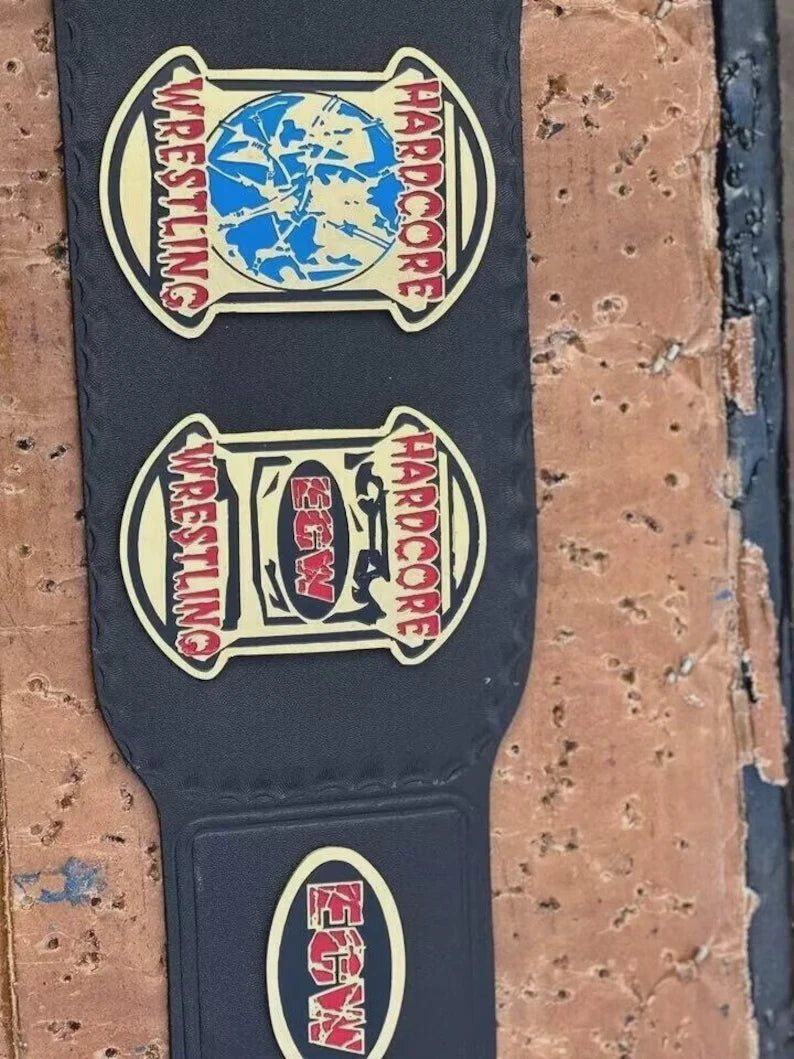 ECW World Heavyweight Championship 2MM Wrestling Belt Title