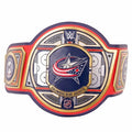 Columbus Blue Jackets NHL 2mm Championship Belt Gold Plated Real Leather