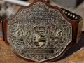 BIG GOLD Dual World Heavyweight Championship Replica Tittle Belt Adult 4MM DieCasting - Dual Plated - Free Shipping