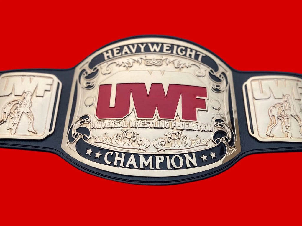 UWF HEAVYWEIGHT UNIVERSAL WRESTLING FEDERATION CHAMPIONSHIP 4mm Zinc