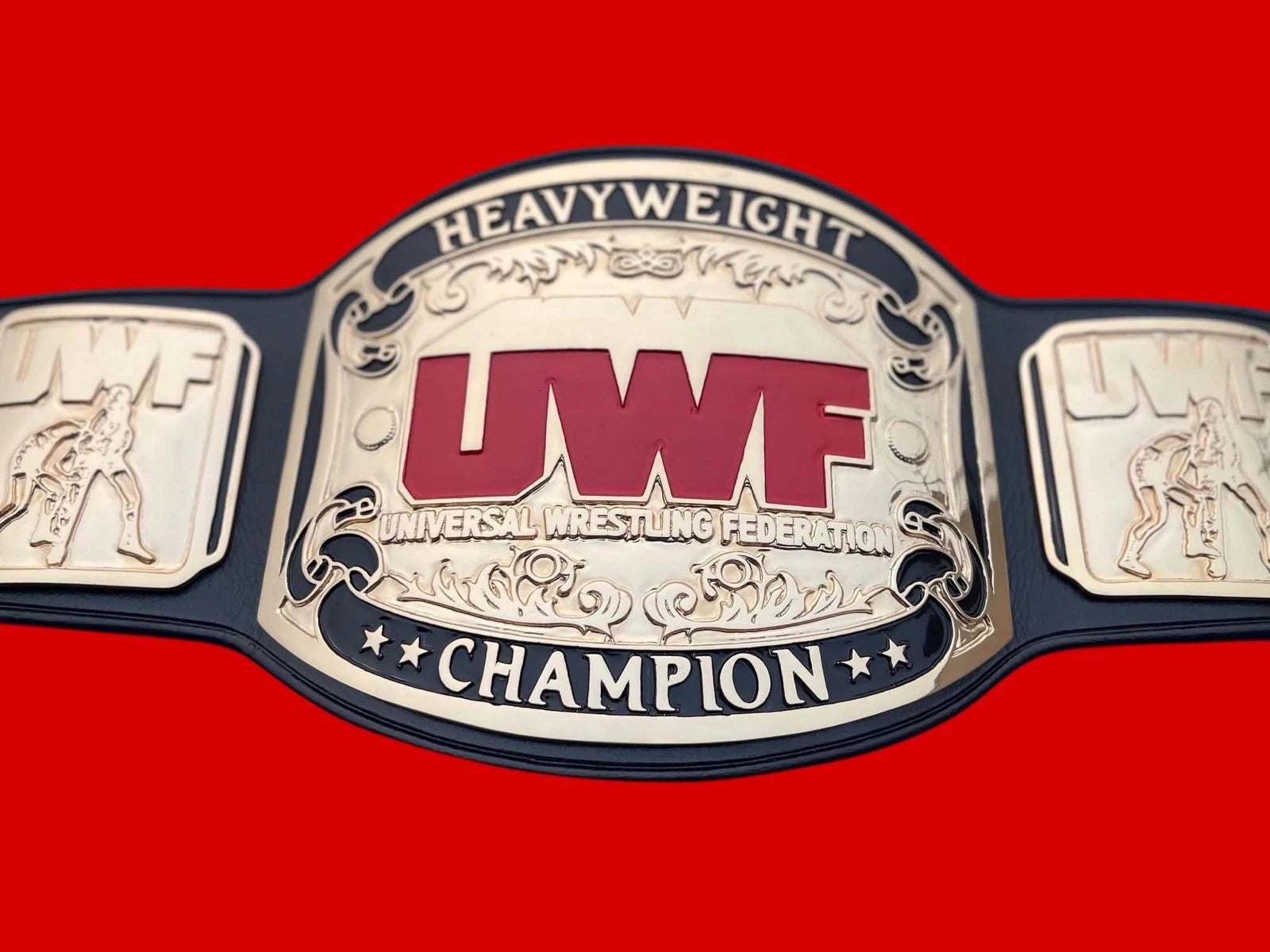 UWF HEAVYWEIGHT UNIVERSAL WRESTLING FEDERATION CHAMPIONSHIP 4mm Zinc