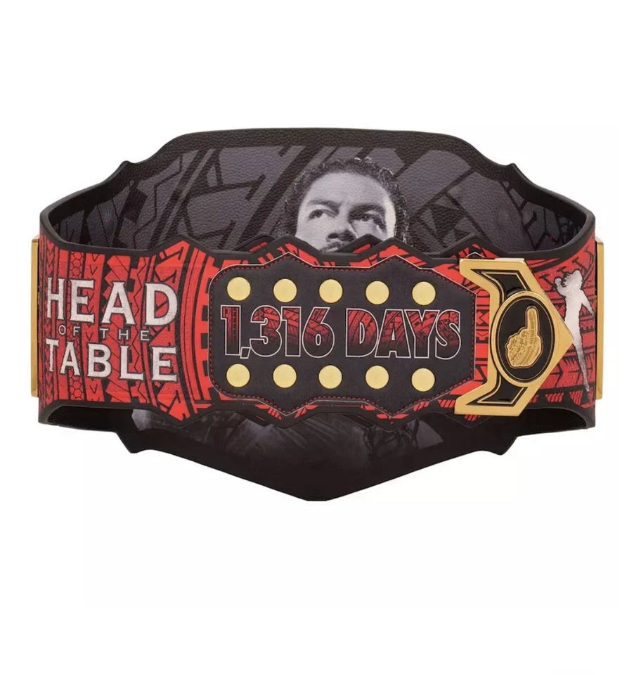 New ROMAN REIGNS 1,316 DAY TITLE Slapband Belts Slap Bands WWE Series 2 SUPER RARE 2MM Brass