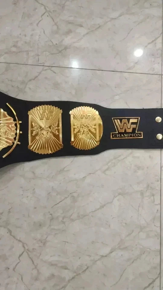 Wwf Winged Eagle Championship Wrestling Replica Title Belt Brass 2mm Adult size