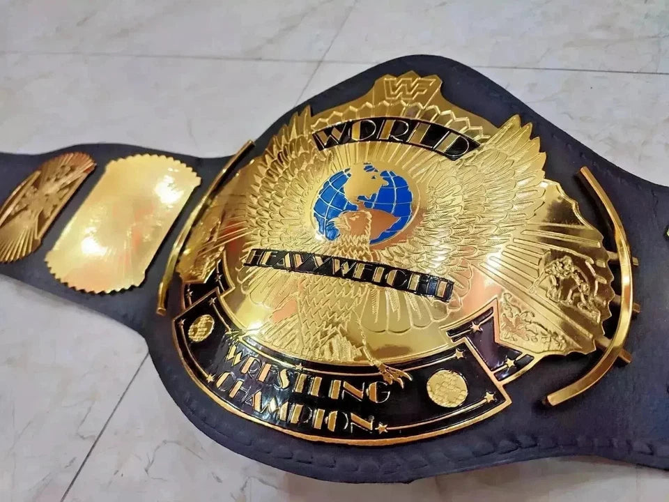Wwf Winged Eagle Championship Wrestling Replica Title Belt Brass 2mm Adult size