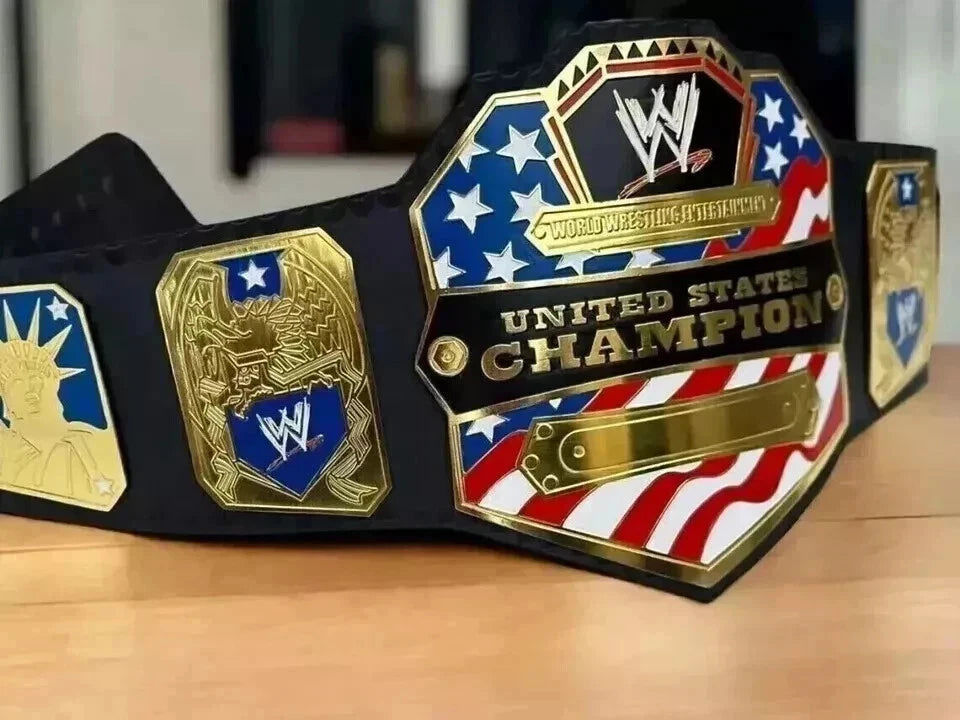 New United States Championship Replica Belt Adult Size 2mm Brass