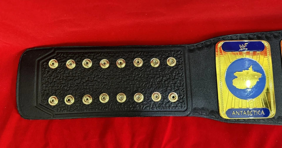 Oval Old Intercontinental Championship Wrestling Replica Tittle Belt Brass 2MM