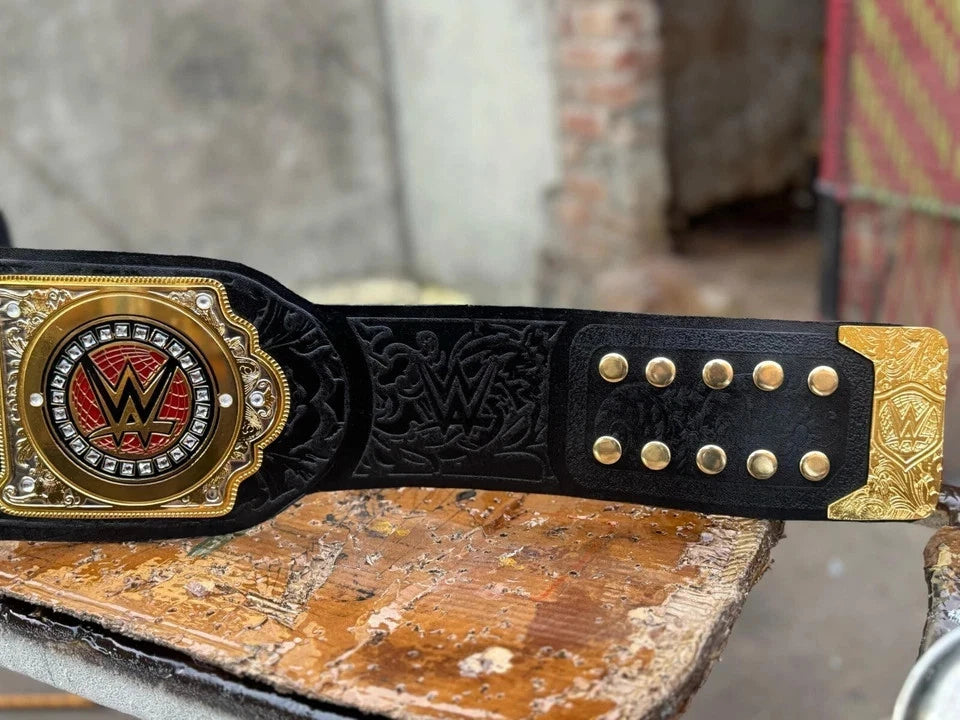New World Tag Team Wrestling Championship Replica Title Belt 2mm Brass Plates