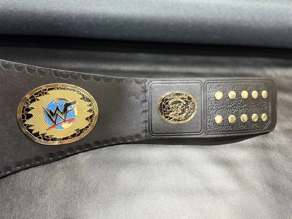 Old women championship belt attitude era wrestling replica title Brass 2MM