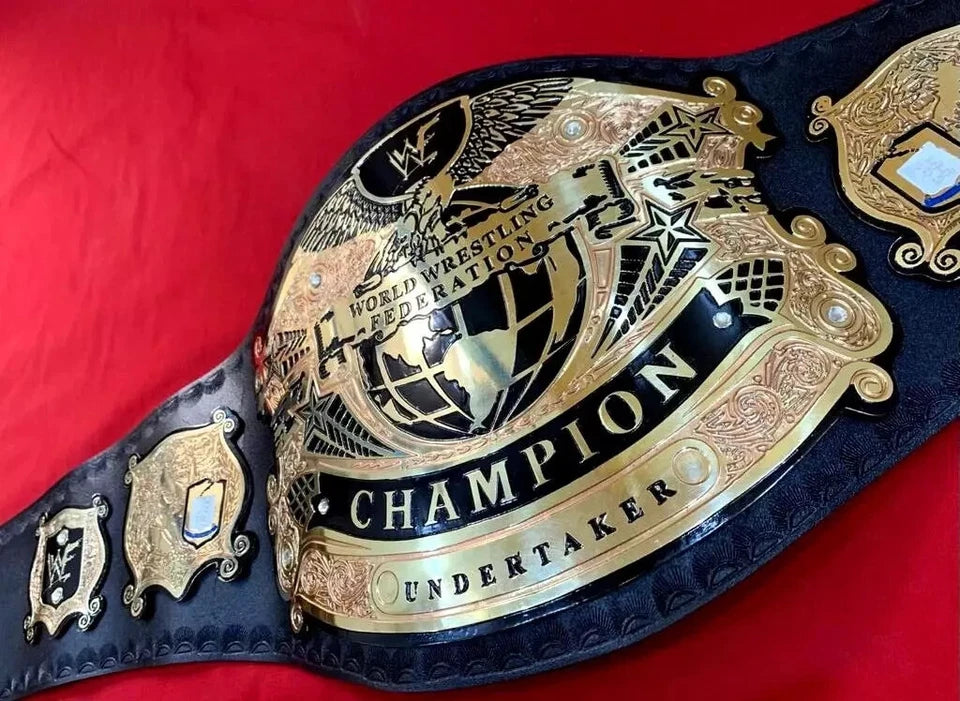 The Old undisputed championship replica title belt 2mm Brass Wrestling belt adult