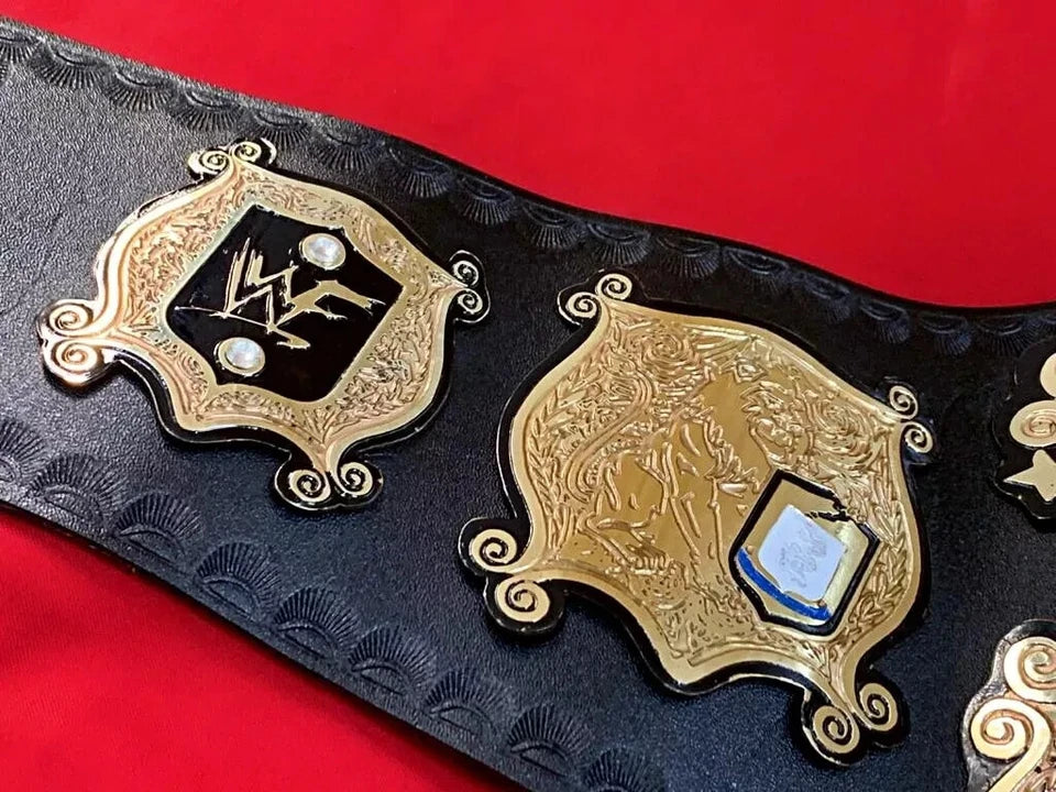 The Old undisputed championship replica title belt 2mm Brass Wrestling belt adult