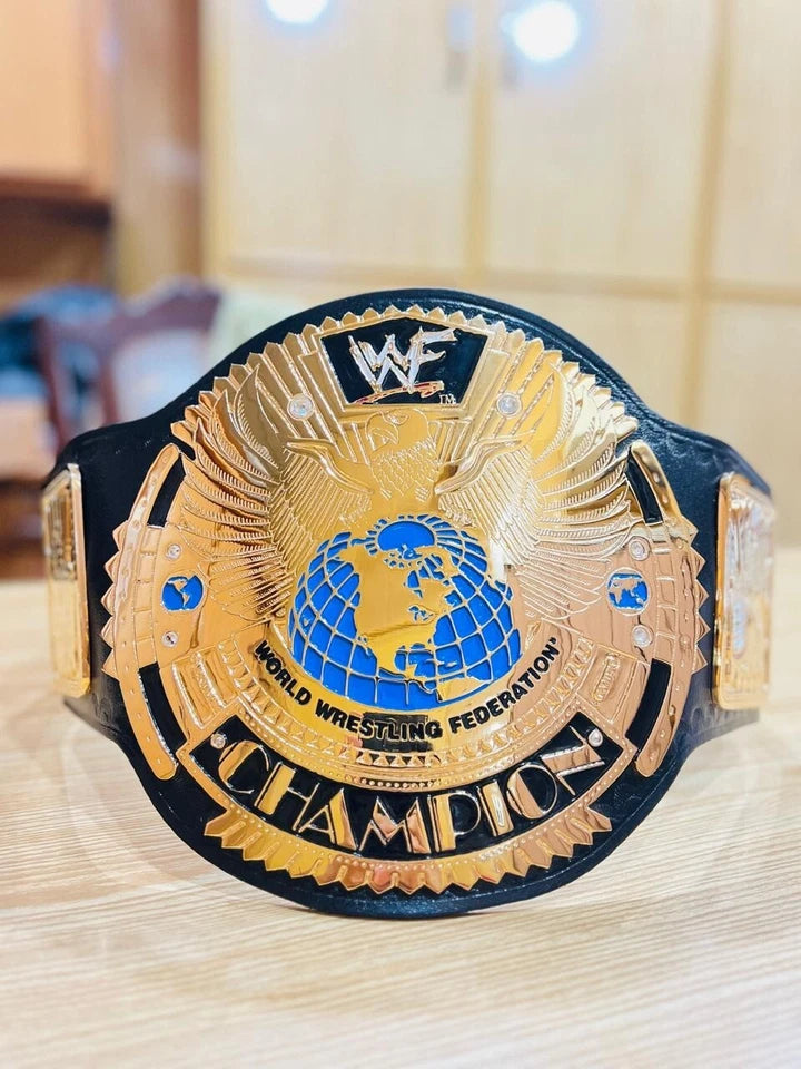 Wwf New Big Eagle Championship Replica  INTERCONTINENTAL 24K GOLD Championship Belt Attitude Title Belt Adult size Brass 2MM