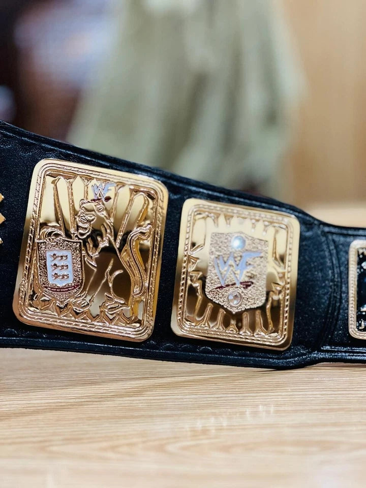 Wwf New Big Eagle Championship Replica  INTERCONTINENTAL 24K GOLD Championship Belt Attitude Title Belt Adult size Brass 2MM