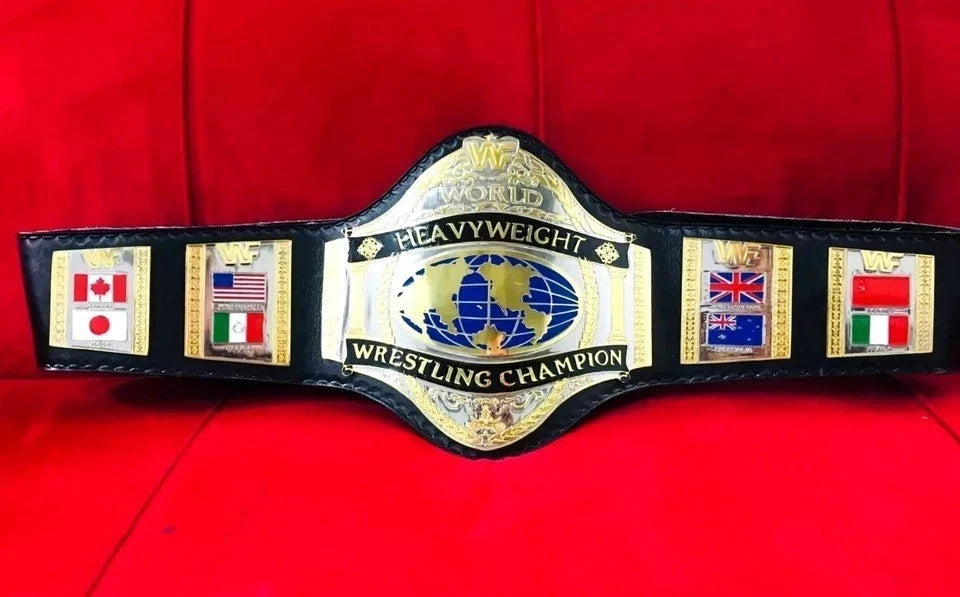 The Hulk Hogan 86 World Heavyweight Wrestling Championship Belt Replica Adult Size 2MM Brass