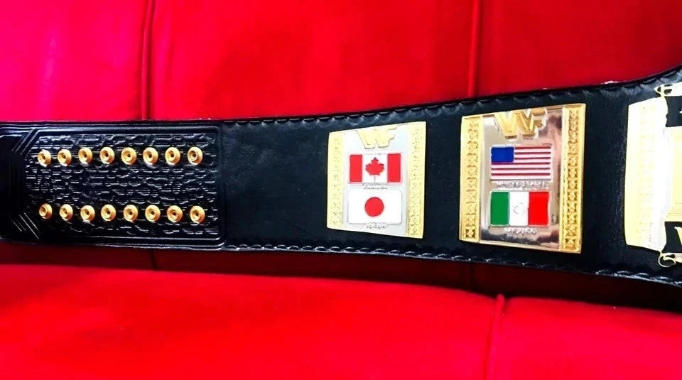 The Hulk Hogan 86 World Heavyweight Wrestling Championship Belt Replica Adult Size 2MM Brass