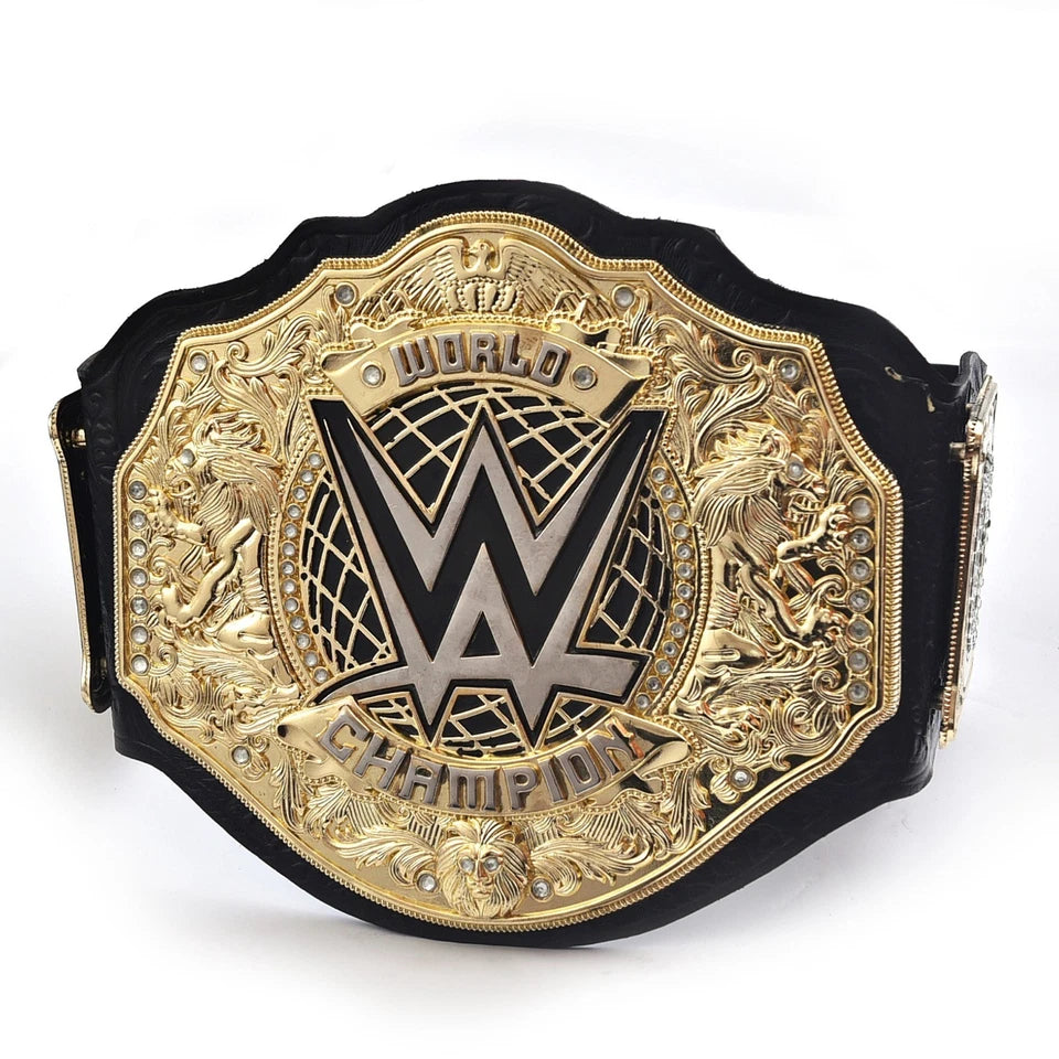 New World Heavyweight Championship Title Belt -Gold Edition Wrestling Belt Collector 6MM