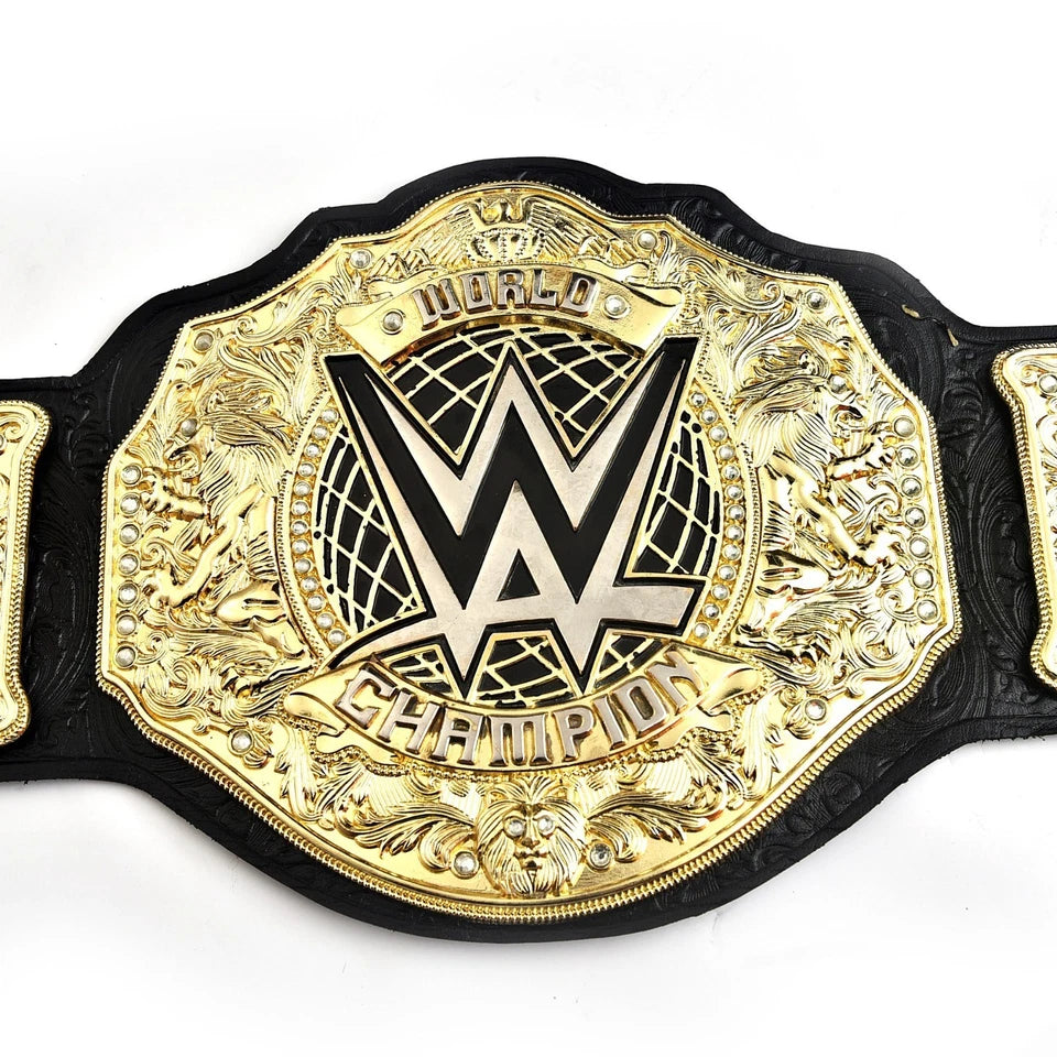 New World Heavyweight Championship Title Belt -Gold Edition Wrestling Belt Collector 6MM