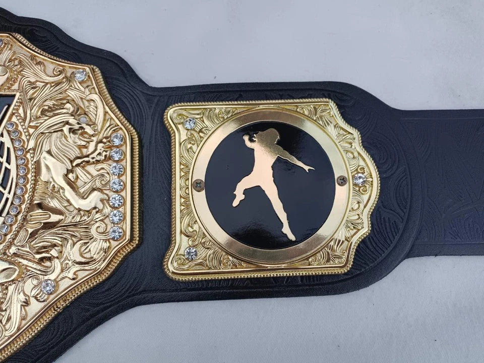 New World Heavyweight Championship Replica Title Belt 4MM Zinc Withe Roman Reigns