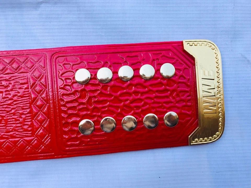 Universal-Championship-Belt-Adult-Size-wrestling-Raplica Belt Red 2MM Brass