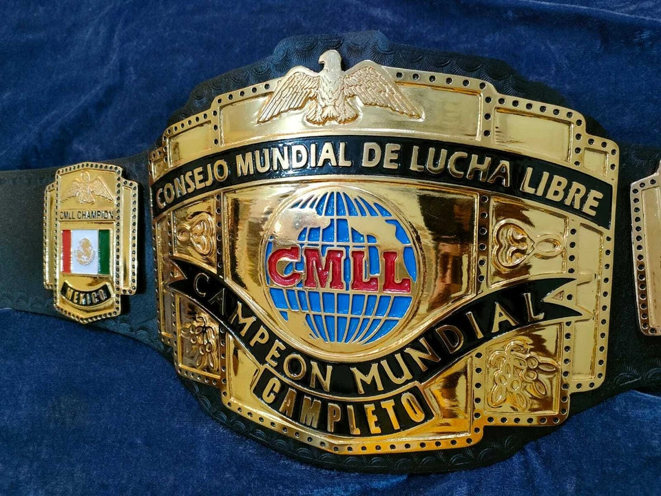 CMLL Consejo Mundial De Lucha Libre Campeon Mundial Completo Belt Adult Size 2mm