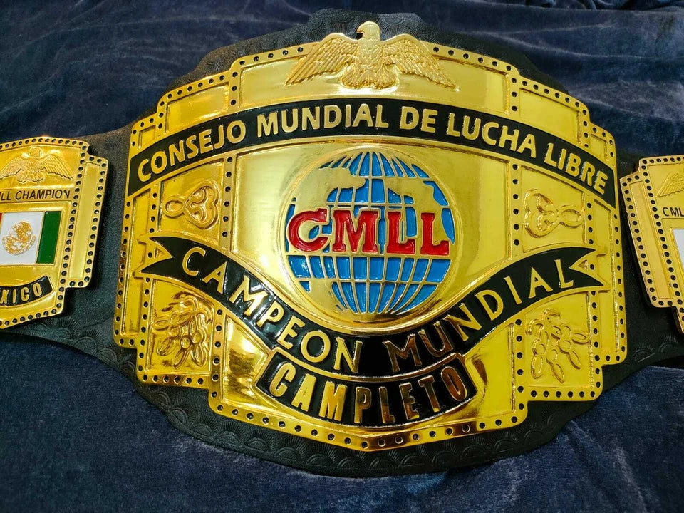 CMLL Consejo Mundial De Lucha Libre Campeon Mundial Completo Belt Adult Size 2mm