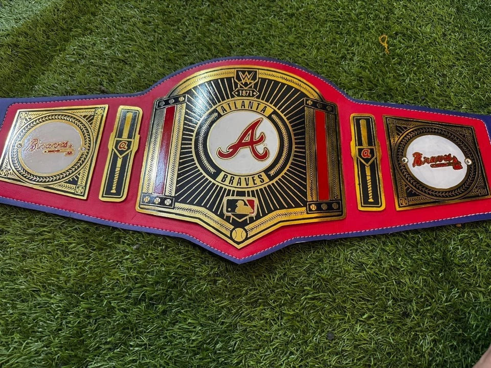 Atlanta Braves MLB Championship Title Legacy Belt Adult Size 2MM