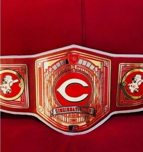 New Cincinnati Reds MLB Championship Title Legacy Belt 2MM
