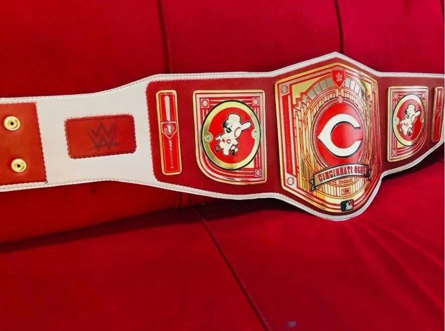 New Cincinnati Reds MLB Championship Title Legacy Belt 2MM