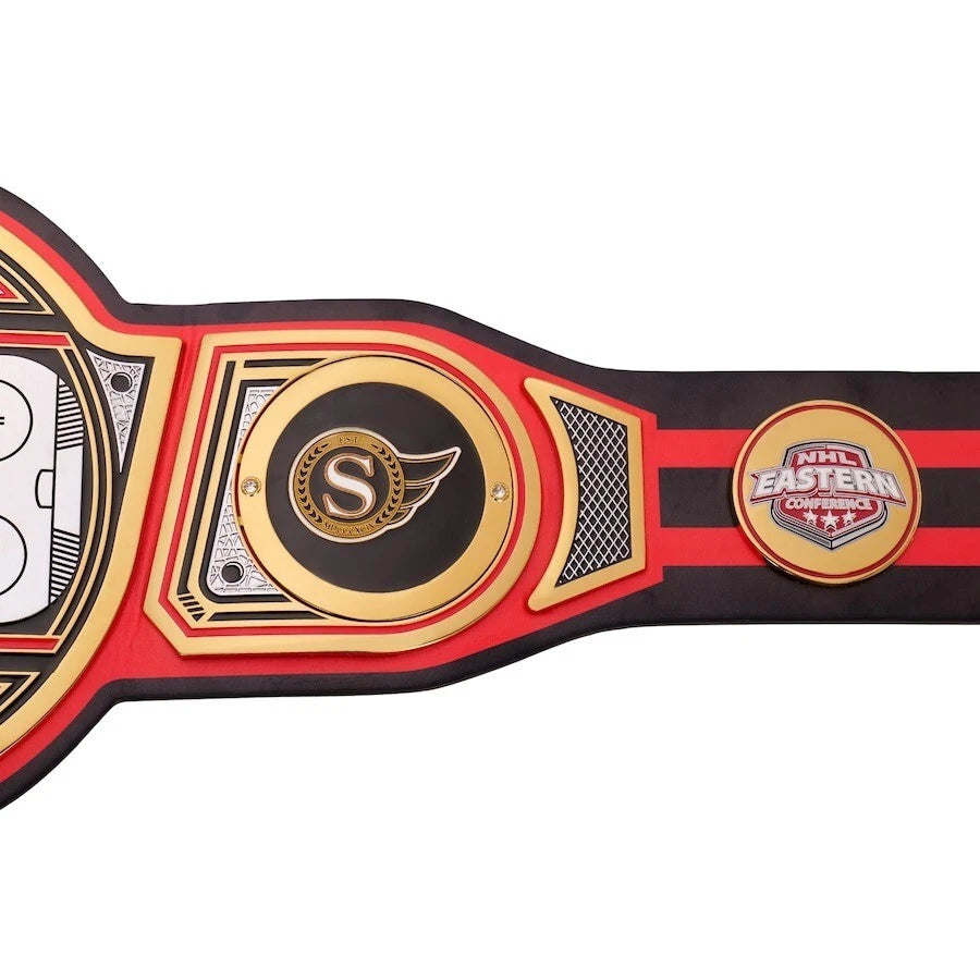Ottawa Senators NHL 2mm Championship Belt Gold Plated Real Leather
