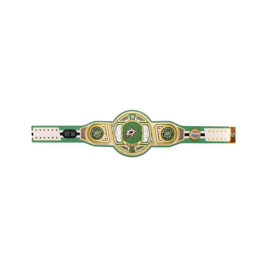 Dallas Stars NHL 2mm Championship Belt Gold Plated Real Leather