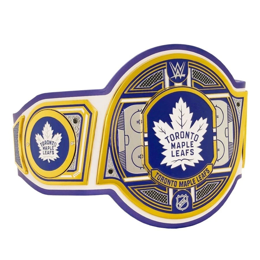 Toronto Maple Leafs NHL 2mm Championship Belt Gold Plated Real Leather