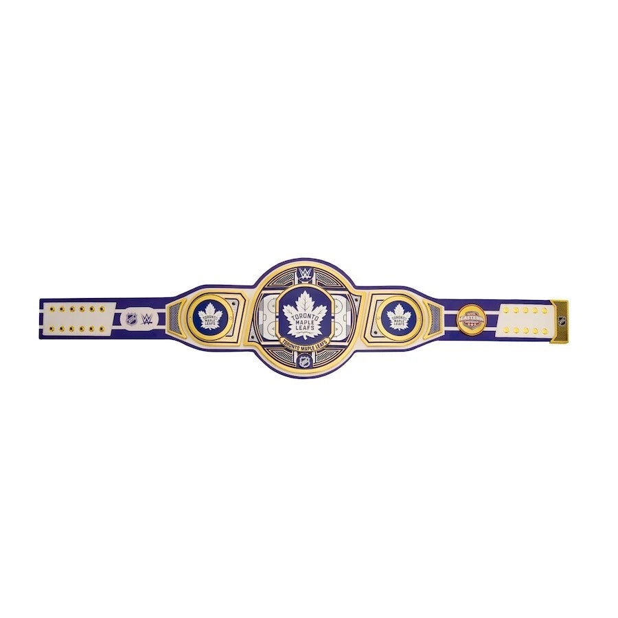 Toronto Maple Leafs NHL 2mm Championship Belt Gold Plated Real Leather
