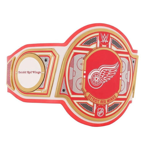 Detroit Red Wings NHL 2mm Championship Belt Gold Plated Real Leather