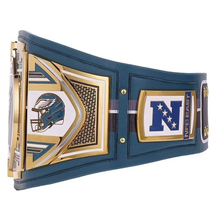 New NFL Philadelphia Eagles Super Bowl Championship Title Belt 2MM Brass - Adult