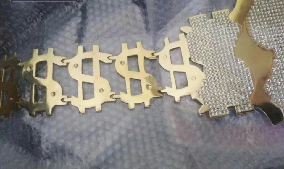 Million Dollar Man Wrestling Championship Belt Gold Plated Replica 4MM