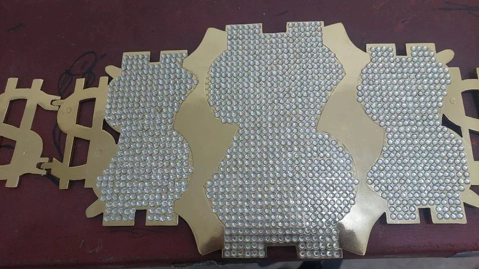 Million Dollar Man Wrestling Championship Belt Gold Plated Replica 4MM