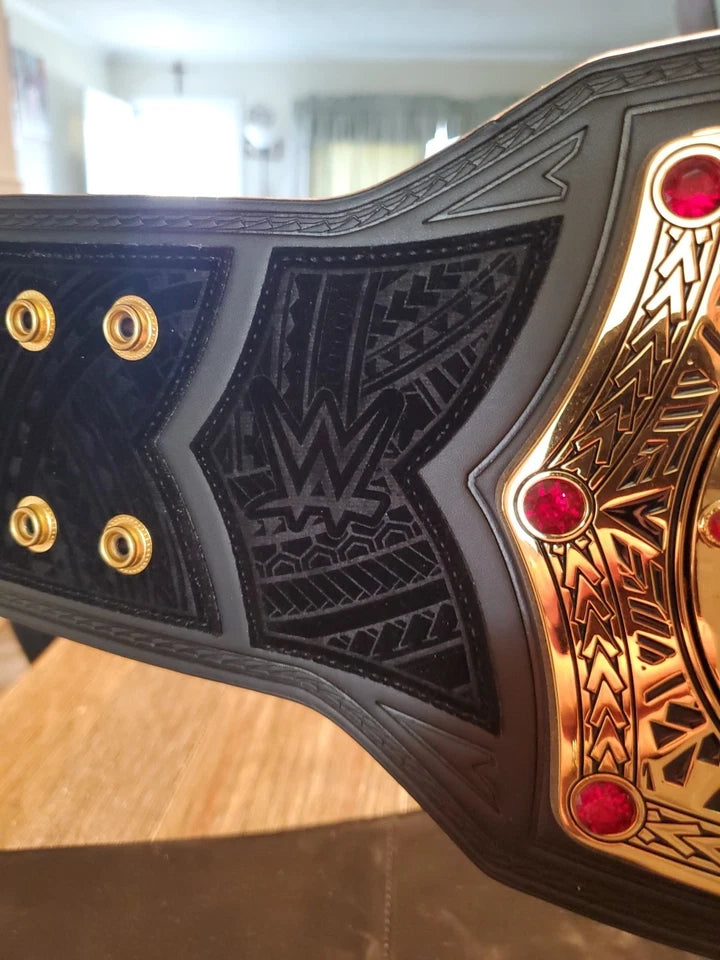 WWE REPLICA BELT TRIBAL CHIEF ROAMAN REIGNS 4MM ZINC REPLICA ADULTS SIZE