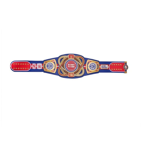Detroit Pistons NBA 2mm Championship Belt Gold Plated Real Leather