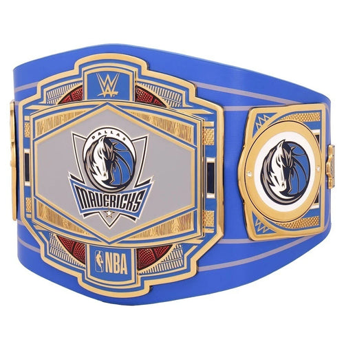 Dallas Mavericks NBA 2mm Championship Belt Gold Plated Real Leather