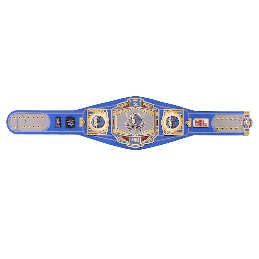 Dallas Mavericks NBA 2mm Championship Belt Gold Plated Real Leather