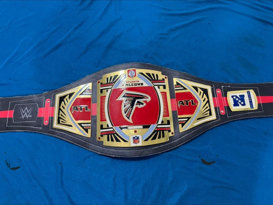 Atlanta Falcons Championship Belt Title Adult Size 2mm Brass