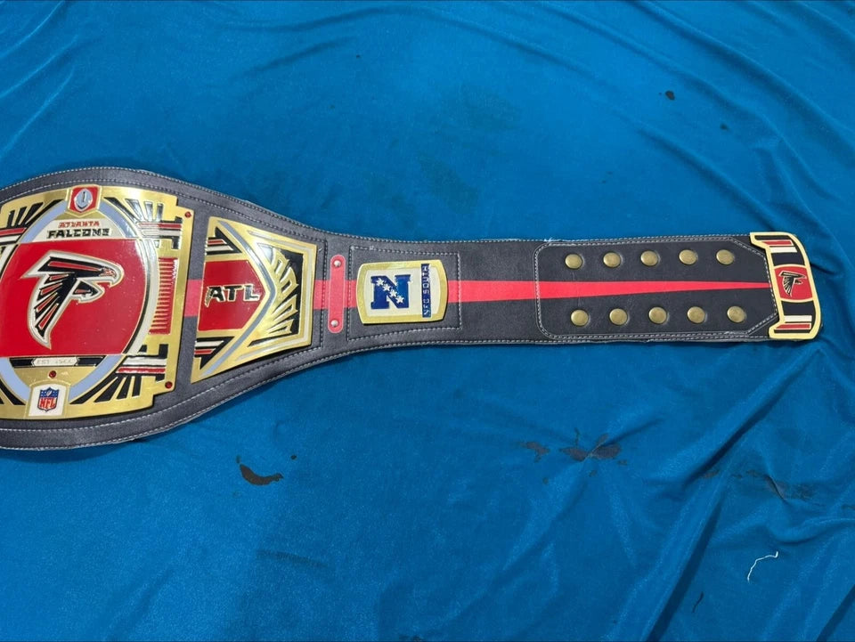 Atlanta Falcons Championship Belt Title Adult Size 2mm Brass