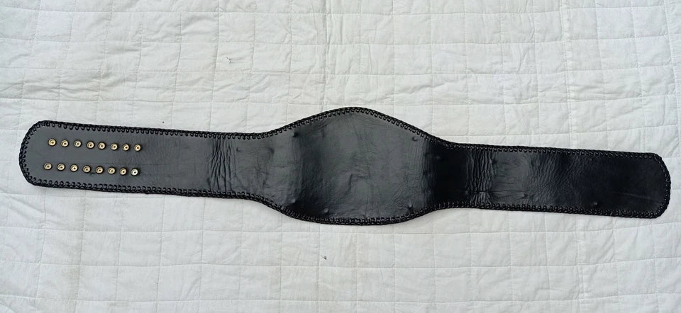 NWA DOM GLOBE WORLDS HEAVYWEIGHT CHAMPION WRESTLING BELT 4MM IN ZINC