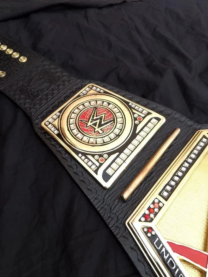 Undisputed Wrestling Championship Belt | 6mm Thick Die-Cast Plates | Adult Size