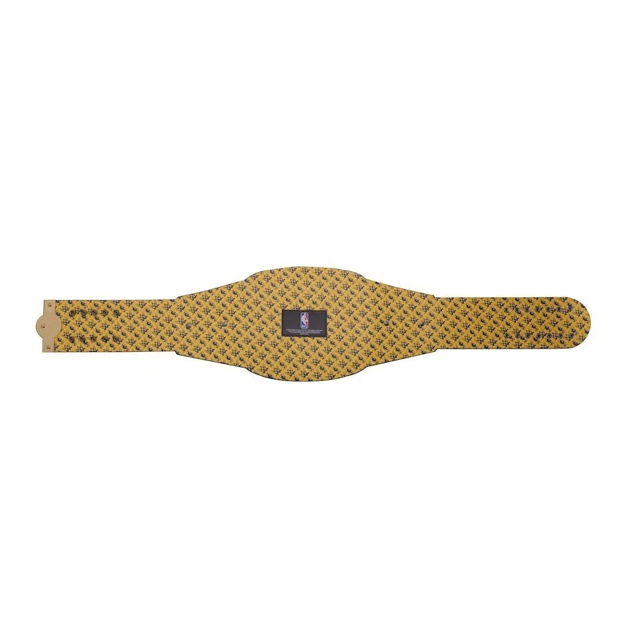 Indiana Pacers NBA 2mm Championship Belt Gold Plated Real Leather