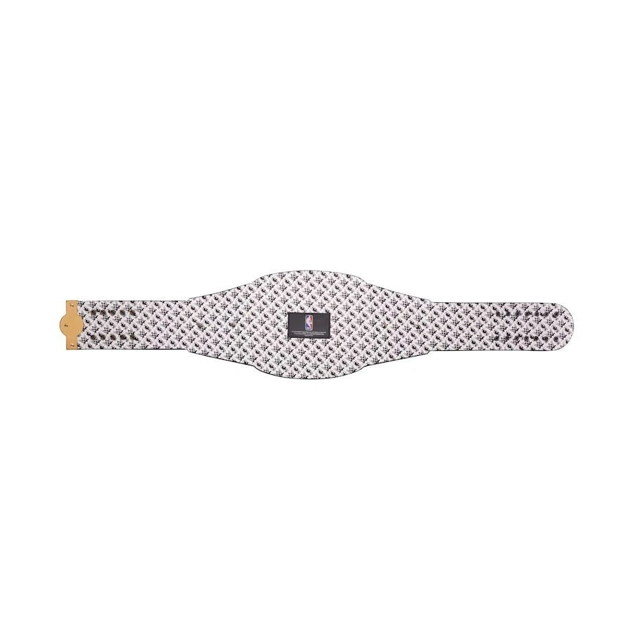 Brooklyn Nets NBA 2mm Championship Belt Gold Plated Real Leather