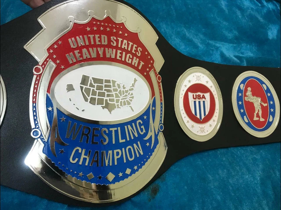 NEW NWA UNITED STATES HEAVYWEIGHT WRESTLING CHAMPIONSHIP BELT SIZE 2mm Brass